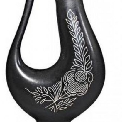 Bidri Silver Inlay Jug Flower Vase 3