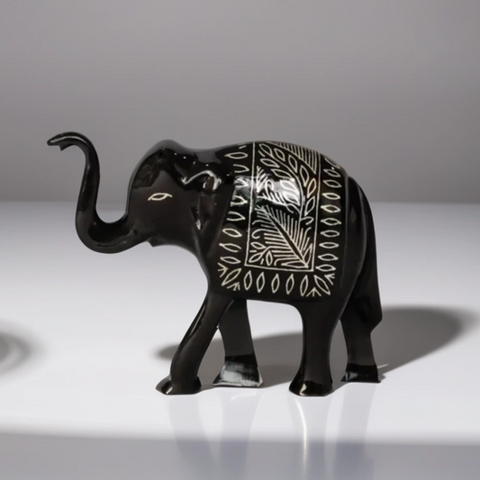 Bidriware Silver Inlay Elephant | Bidri Work | Bidri Art